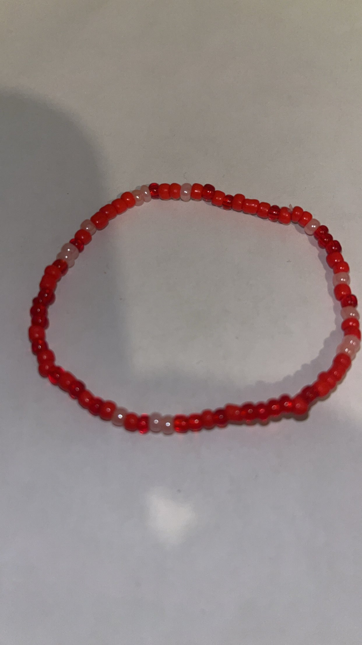 Red Beaded bracelet